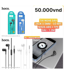 Tai nghe dây hoco